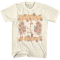 Natural Pink Floyd t-shirt featuring a Floral Lungs design