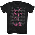 Black Pink Floyd t-shirt featuring a The Wall design