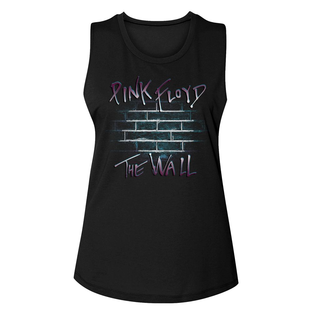 Pink Floyd Ladies Muscle Tank - Purple Floyd