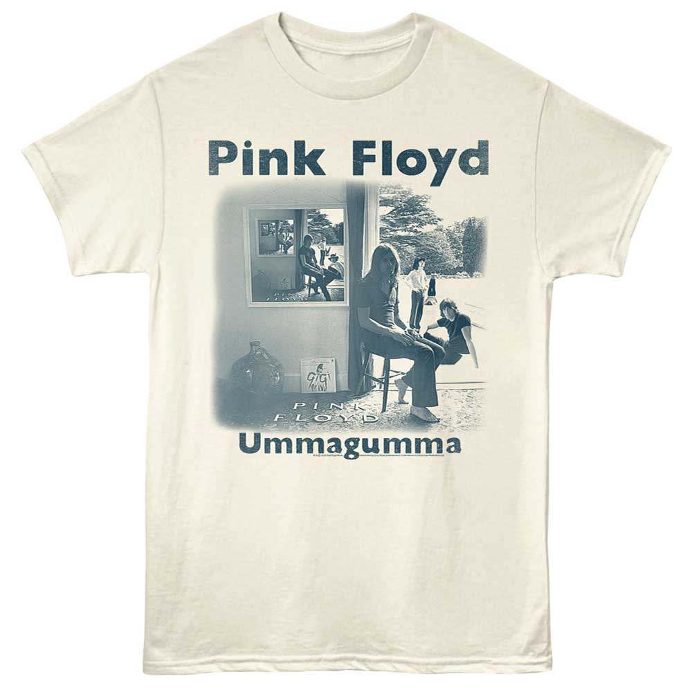 Natural Pink Floyd t-shirt featuring an Ummagumma design