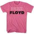Retro Pink Heather Pink Floyd t-shirt featuring a Pink Floyd outline design