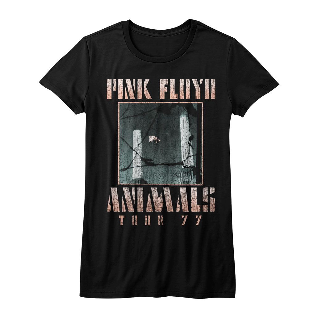 Pink Floyd Ladies T-Shirt - Animals Tour 77