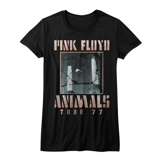 Pink Floyd Ladies T-Shirt - Animals Tour 77