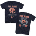 Navy Pink Floyd t-shirt featuring an Animals 77 design