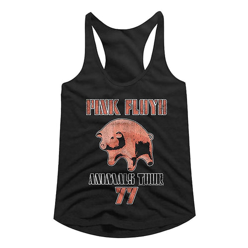 Pink Floyd Ladies Racerback - Tour 77