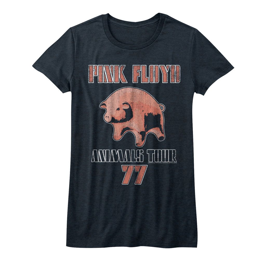 Pink Floyd Ladies T-Shirt - Tour 77