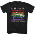 Black Pink Floyd t-shirt featuring a Rainbow design