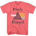 Coral Silk Pink Floyd t-shirt featuring a Pink Floyd logo design