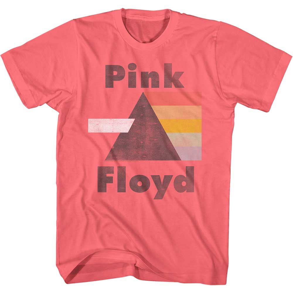 Coral Silk Pink Floyd t-shirt featuring a Pink Floyd logo design