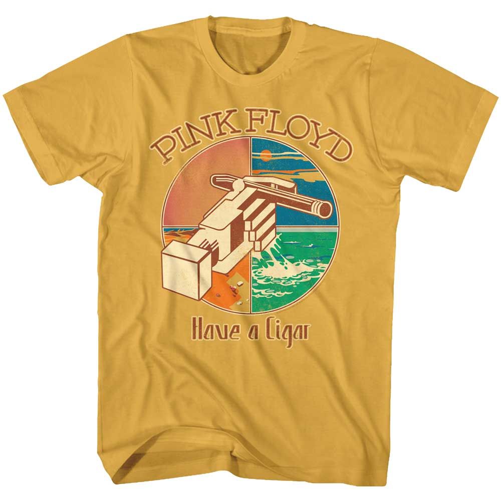 Ginger Pink Floyd t-shirt featuring a Cigar design