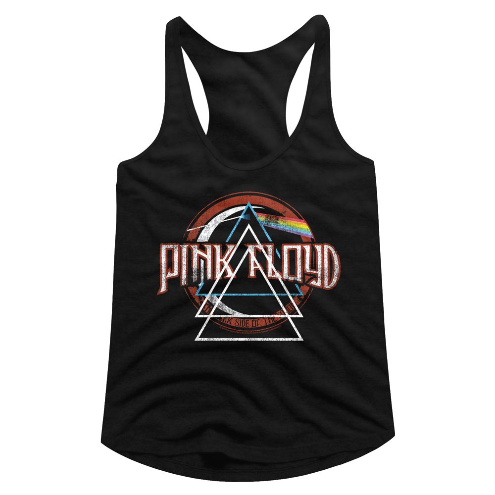 Pink Floyd Ladies Racerback - Triangle Triad
