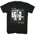 Black Pink Floyd t-shirt featuring a Black and White Division Bell design
