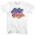 White Pink Floyd t-shirt featuring a Rainbow Wall design