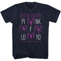 Navy Pink Floyd t-shirt featuring a Live in Concert design