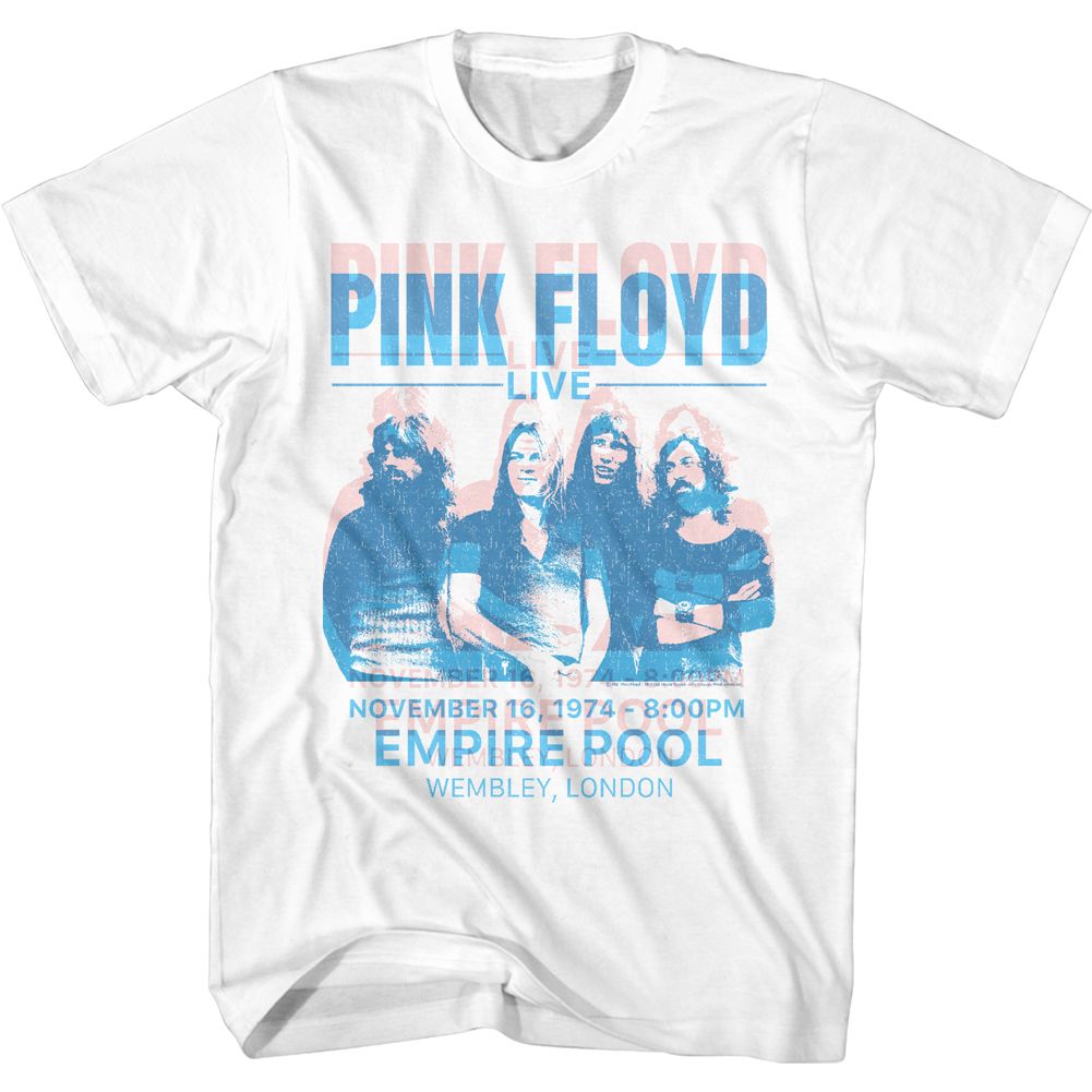 White Pink Floyd t-shirt featuring a Double Print design