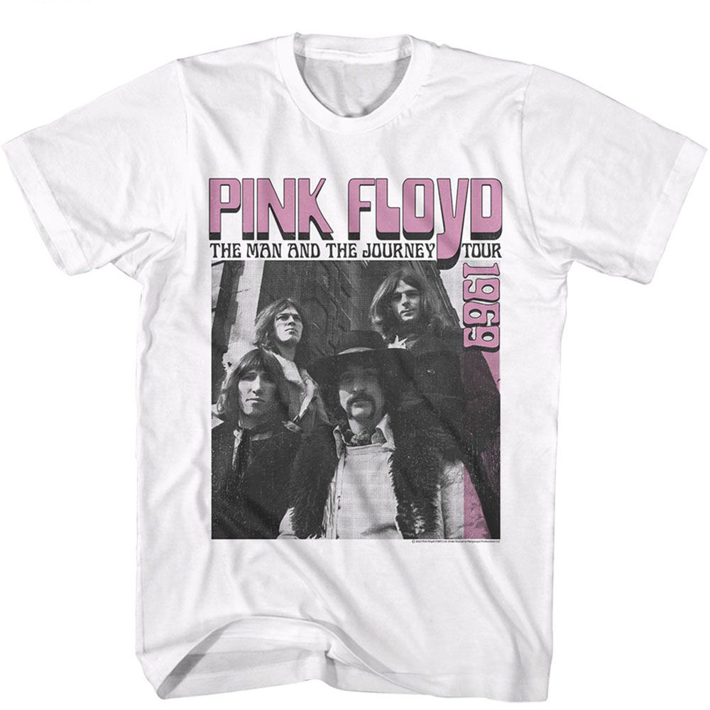 White Pink Floyd t-shirt featuring a The Man and the Journey design