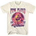 Natural Pink Floyd t-shirt featuring a Pink Floyd Animals design