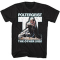Black Poltergeist t-shirt featuring a Poltergeist II logo design