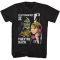 Black Poltergeist t-shirt featuring a Carol Anne and the Beast design