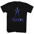 Black The Phantom t-shirt featuring a Phantom design