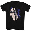 Black The Phantom t-shirt featuring a Phantom Face and Logo design