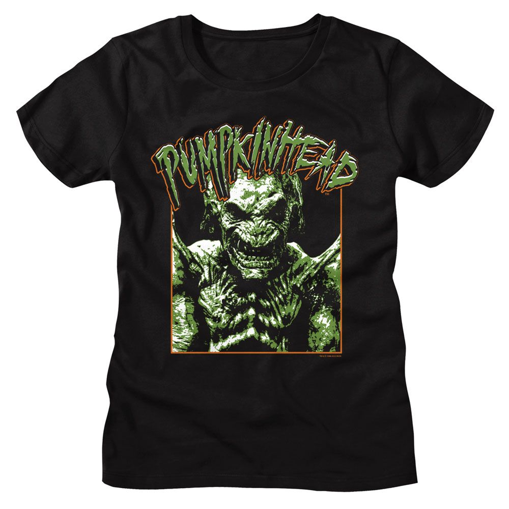 Pumpkinhead Ladies T-Shirt - Photo and Logo
