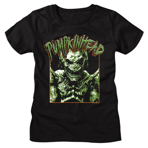 Pumpkinhead Ladies T-Shirt - Photo and Logo