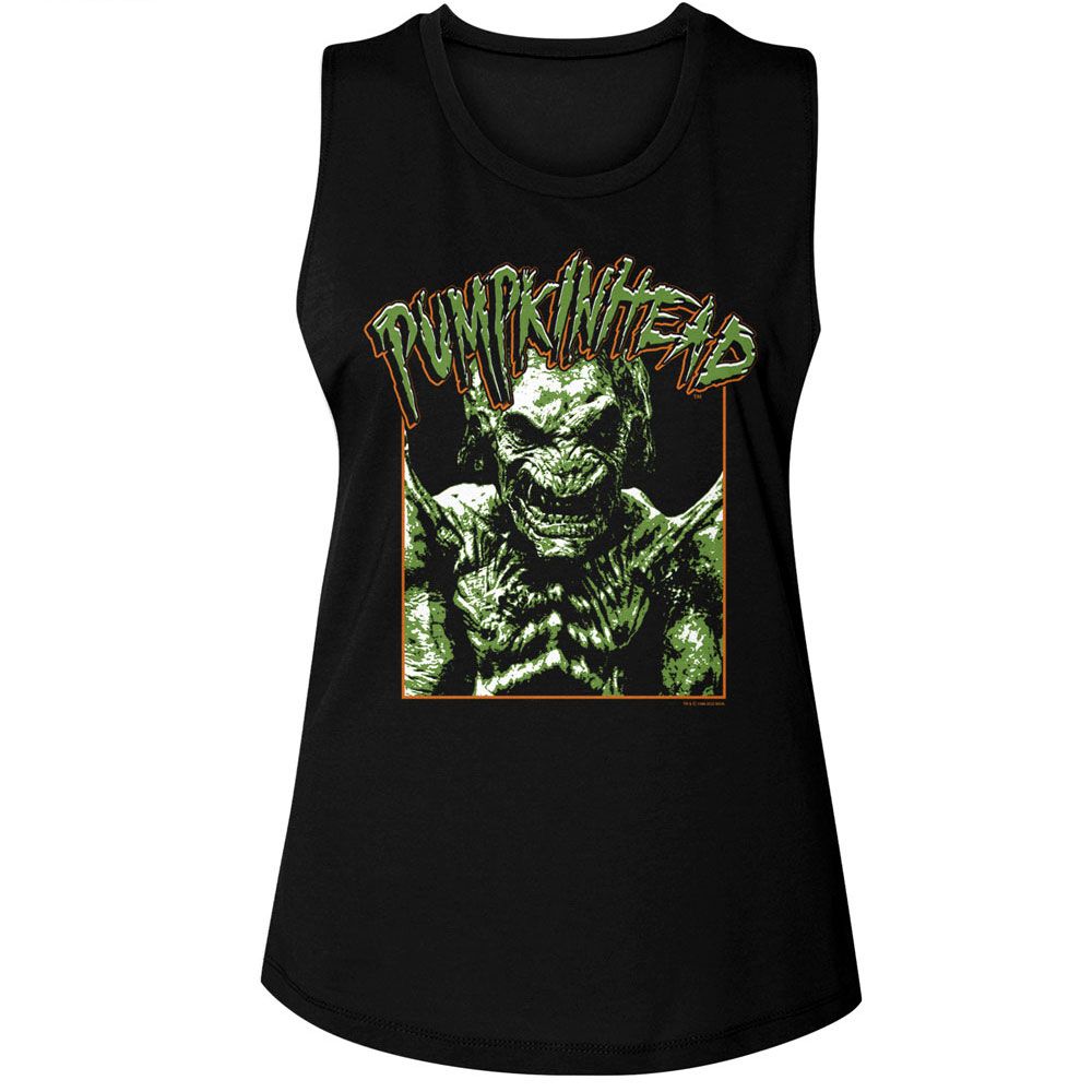 Pumpkinhead Ladies Muscle Tank - Photo and Logo