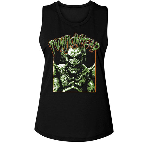 Pumpkinhead Ladies Muscle Tank - Photo and Logo