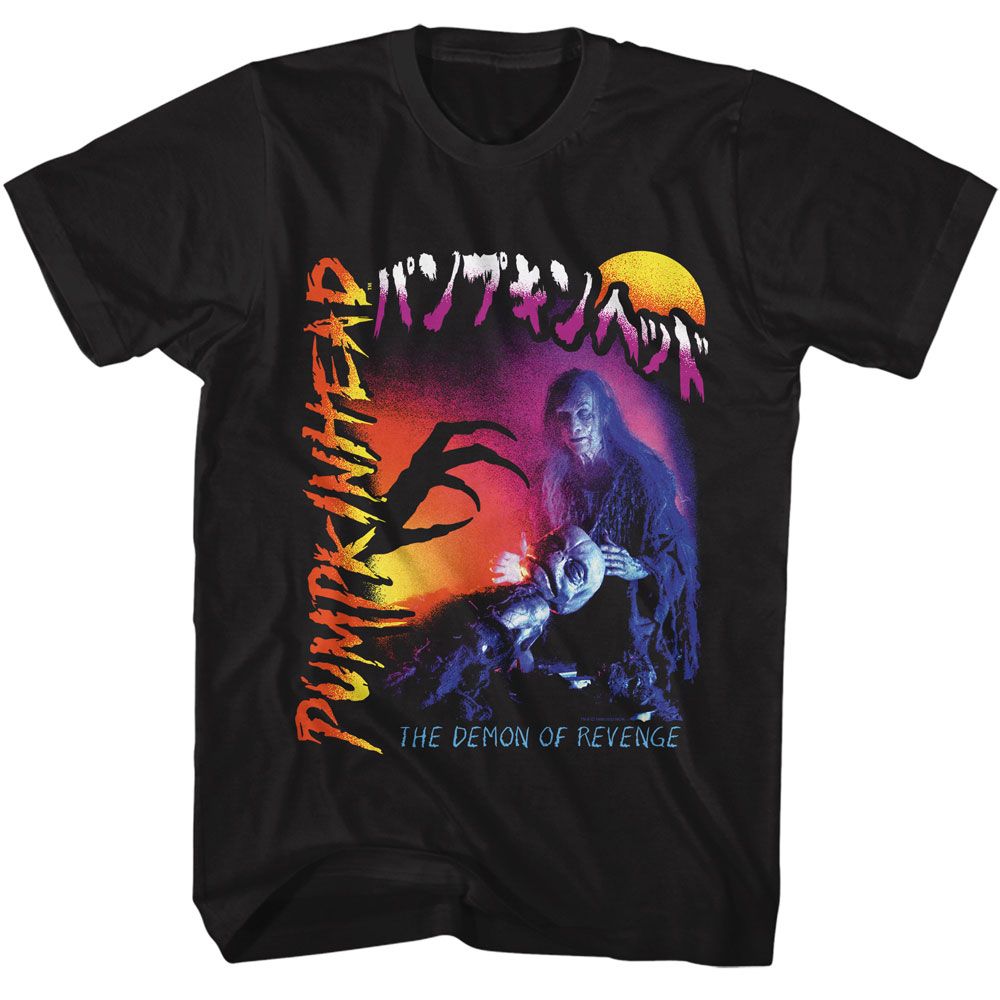 Black Pumpkinhead t-shirt featuring a Demon of Revenge design