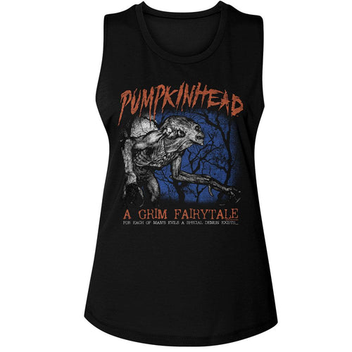 Pumpkinhead Ladies Muscle Tank - Special Demon
