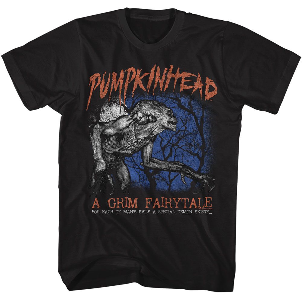Black Pumpkinhead t-shirt featuring a Pumpkinhead Special Demon design