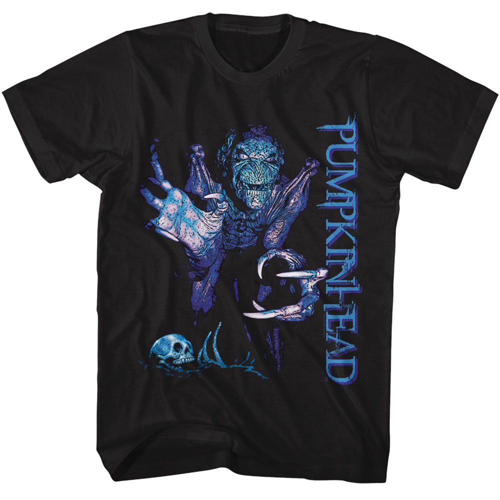 Black Pumpkinhead t-shirt featuring a Pumpkinhead Out of the Darkness design