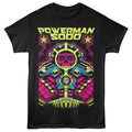 Black Powerman 5000 t-shirt featuring a Powerman 5000 Galactic Guy design
