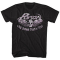 Black Poison t-shirt featuring an Old School Rock N Roll design