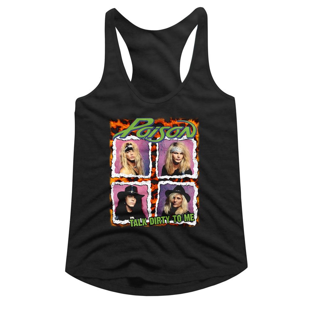 Poison Ladies Racerback - Squares