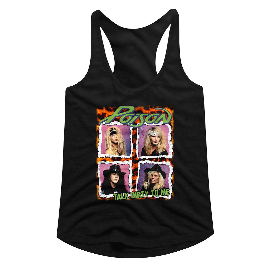 Poison Ladies Racerback - Squares