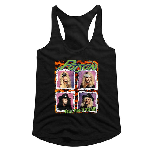 Poison Ladies Racerback - Squares