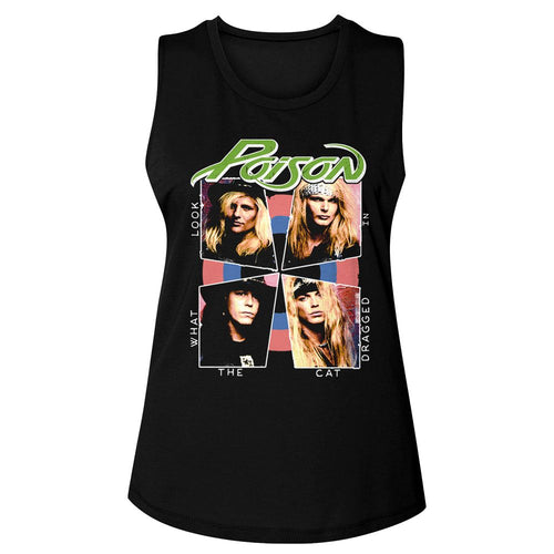 Poison Ladies Muscle Tank - Cat Dragged In