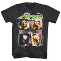 Black Heather Poison t-shirt featuring a Look What the Cat Dragged In design