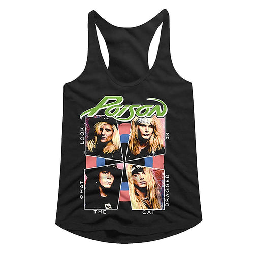 Poison Ladies Racerback - Cat Dragged In