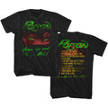 Black Poison t-shirt featuring an Open Up design