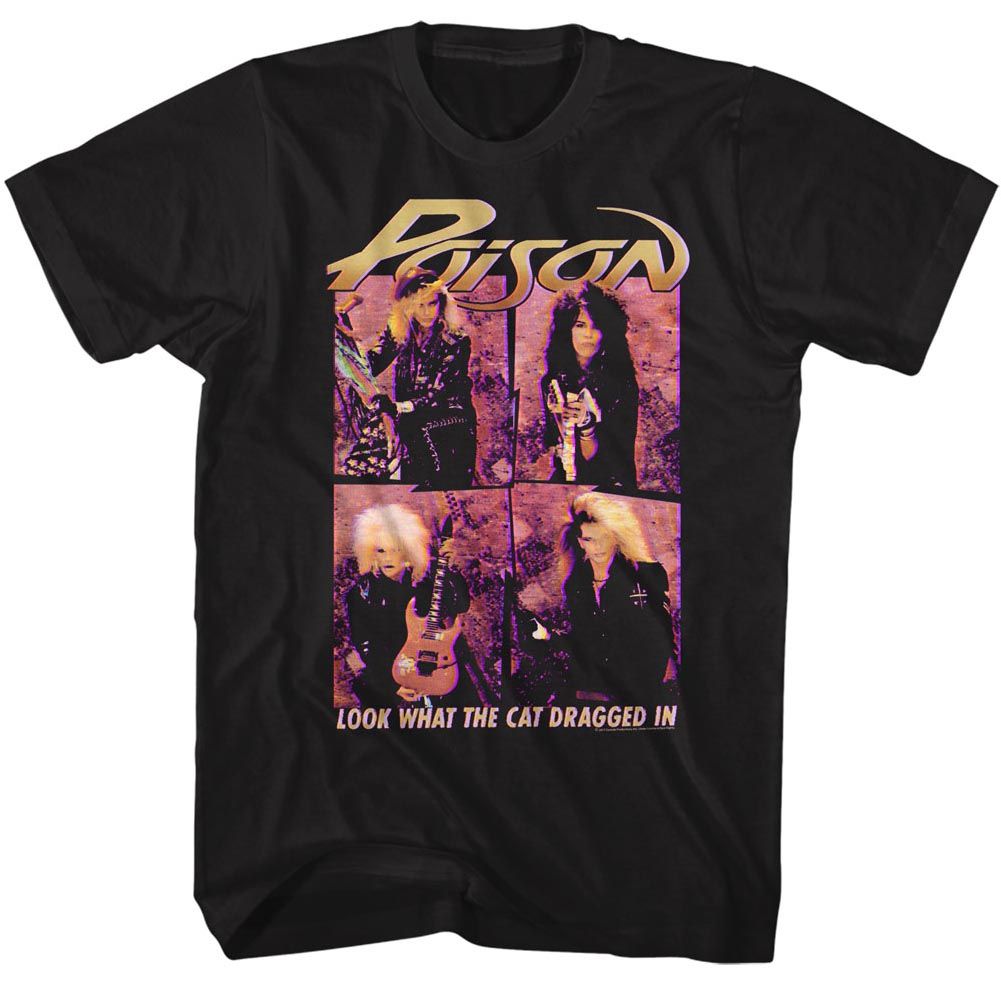 Black Poison t-shirt featuring a 3D Cat design