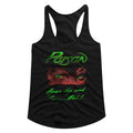 Poison Ladies Racerback - Open Up - Black Design