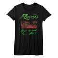 Poison Ladies T-Shirt - Open Up - Black Design