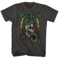 Smoke Gray Poison t-shirt featuring a Colored Tattoo design