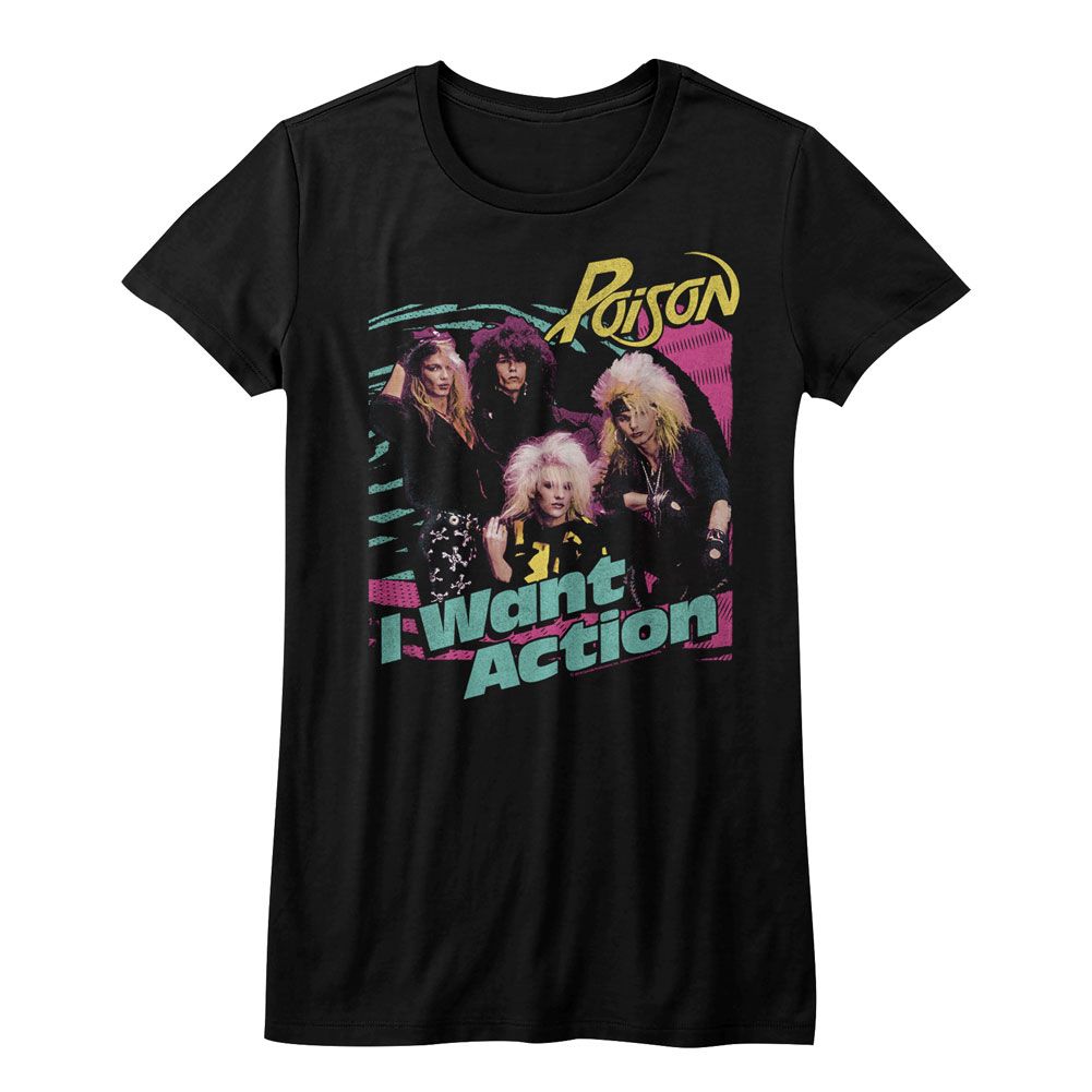Poison Ladies T-Shirt - Bright Action