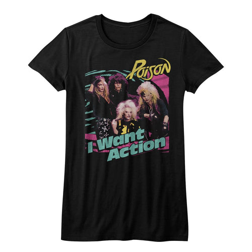 Poison Ladies T-Shirt - Bright Action