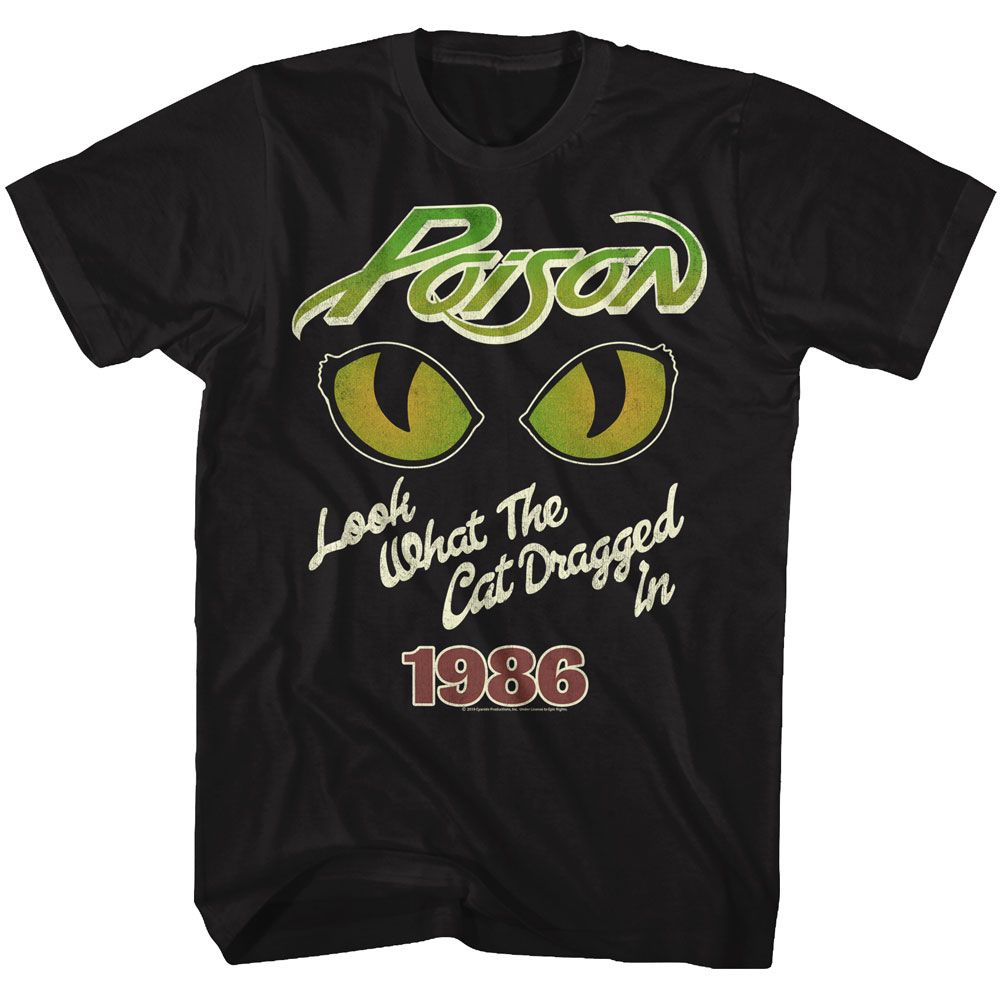 Black Poison t-shirt featuring a Poison Eyes design