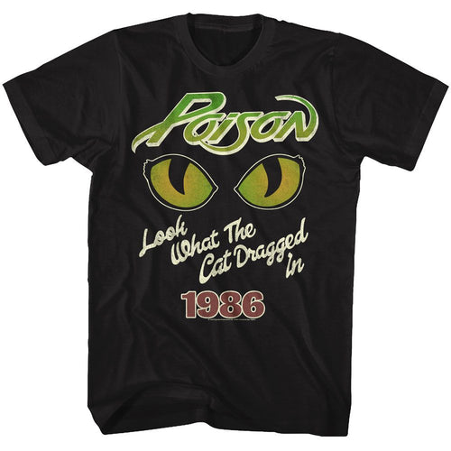 Black Poison t-shirt featuring a Poison Eyes design